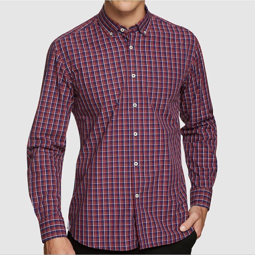 Men's Croft & Barrow Classic Fit Size Small Long Sleeve Collared Button Down Top